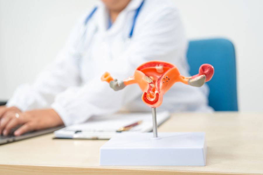 kobieta doktor omawia wizyte